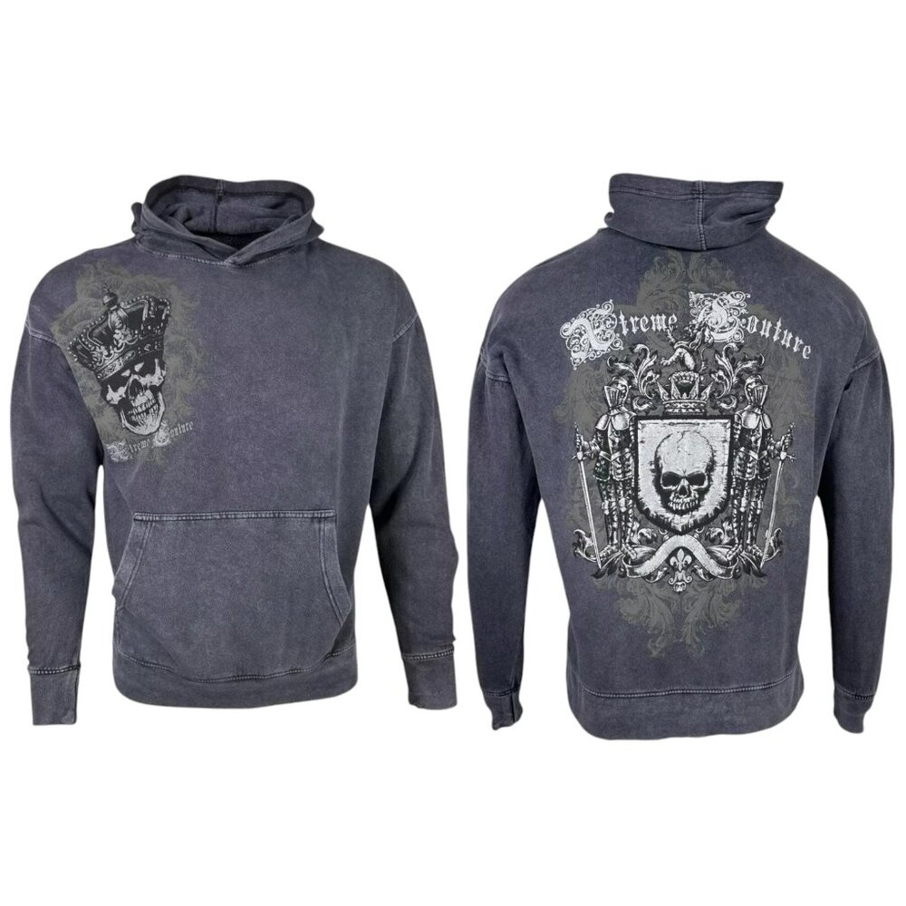 Archaic By Affliction Unisex Oversized Boxy Pullover Hoodie Ordained
